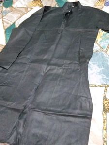 Men's Black Kurta