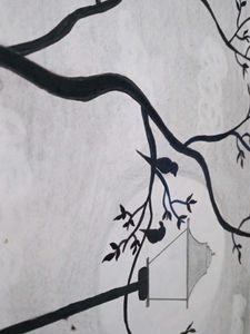Monochrome Tree Art