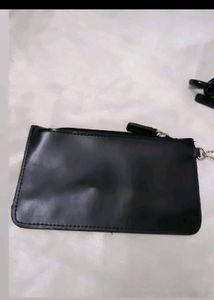 F&amp;CO Black Patent Leather Tote Bag