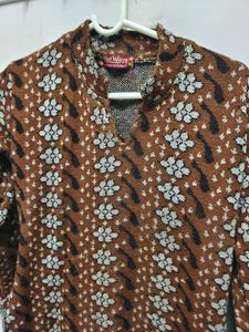 Brown Woolen Kurti