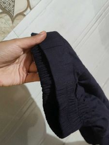 Comfortable Navy Palazzo Pants