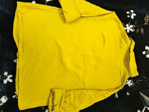 Stylish mustard Yellow Casual Shirt
