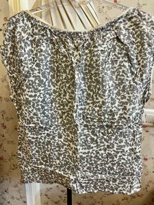 Floral Print Short Sleeve Top
