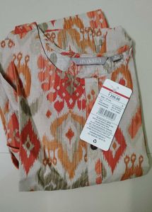 Boho Ikat Print Cotton Kurta
