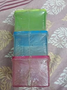 Square Air Tight Containers - Set of 3