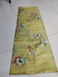 Light yellow design saree..