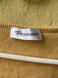 Set of 2 pinteresty Beige and white ribbed T-Shirt