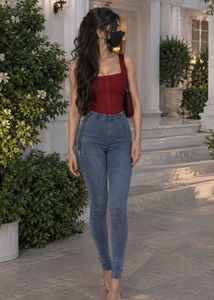 High Waisted Skinny Jeans