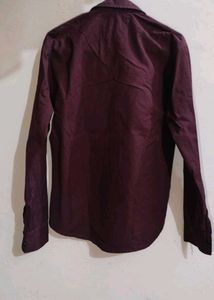 Burgundy Casual Shirt