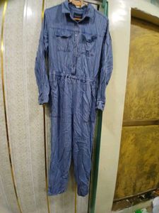 Comfy Denim Jumpsuit