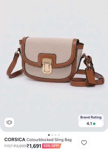 Corisca inspo Colourblocked Sling Bag