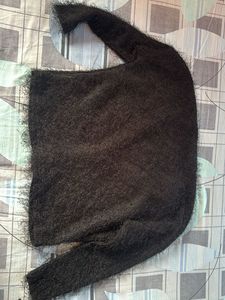 Black Fuzzy Cardigan