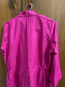 Sale!!Vibrant Pink Cotton Kurta