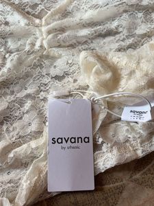 Sheer Lace V-Neck Top