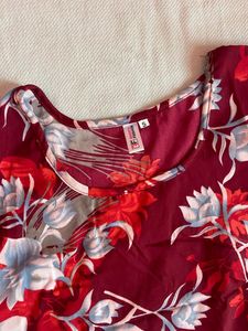 Maroon Maxi Dress