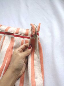 Striped Knit Mini Skirt