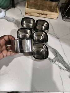 sumit Set of 12 Stainless Steel Small Bowls
