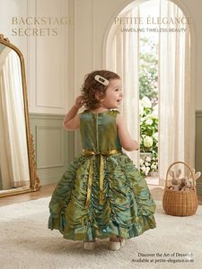 Gorgeous Green Gown for Girls