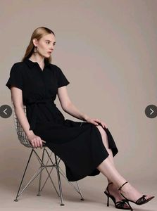 Chic Black Shirt Dress