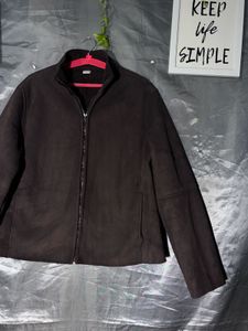 Cozy Brown Faux Suede Jacket
