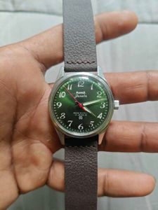 HMT Janata Watch Green Dial full working condition