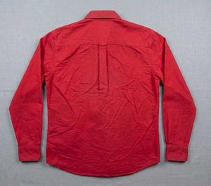 Men's Red Long Sleeve Shirt