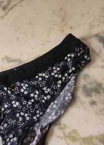 Floral Print Bikini Briefs