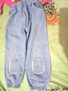 Frozen Elsa &amp; Anna T-shirt and Jeans Set