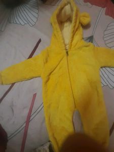 Cute Yellow Baby Romper