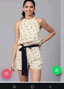 Comfy Playsuit for college/vacation/dayouts