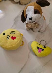 Cute Teddy Bear, Dog, Smiley Plush Toys -10