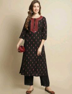 Cotton Embroidred Kurti