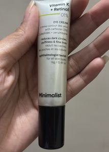Minimalist Vitamin K + Retinal Eye Cream