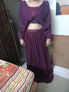 Designer Sequined Lehenga Choli Set