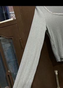 h&amp;m grey top