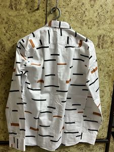 Men's White Casual Shirt