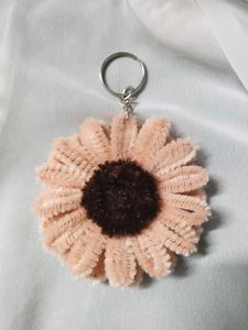 Cute Sunflower Keychain