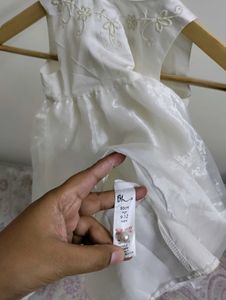 Elegant White Baby Girl Dress