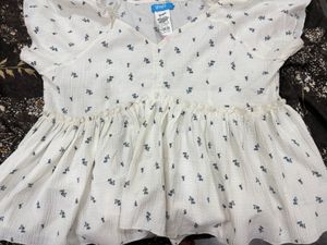 Chic White Peplum Top