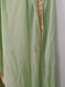 Embroidered Mint Green Kurta Set