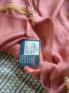 unused Pink Embroidered cordset