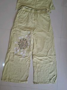 Light Green Embroidered Kurta Set