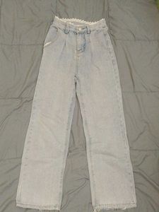 Light Wash Wide Leg Jeans