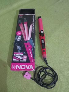 NOVA Hair Straightner 2 In 1 Perfect Condition