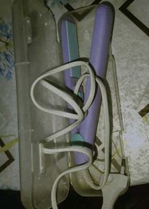 Purple Hair Straightener with Case