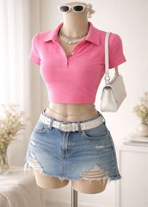 Cute Pink Polo Shirt
