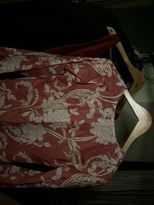 Elegant Floral Print Kurta