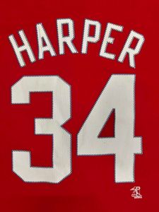 Authentic Bryce Harper MLB Baseball Jersey