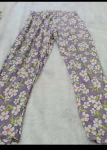 Cozy Purple Floral Pajama Set