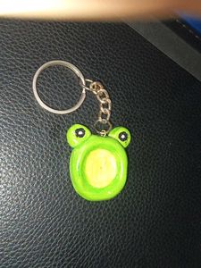 Cute Frog worry stone  Keychain Charm